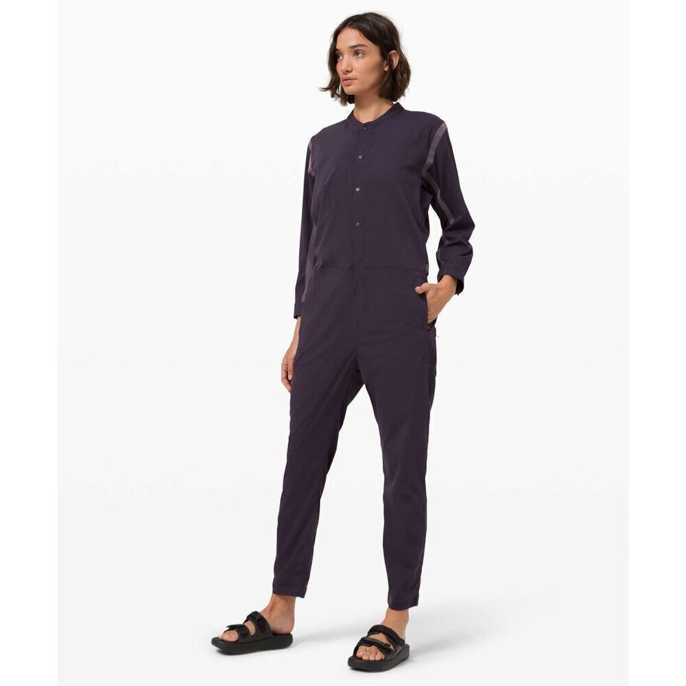Lululemon x Robert Geller Jumpsuit Take The Moment  Deep Phantom Purple size Sma